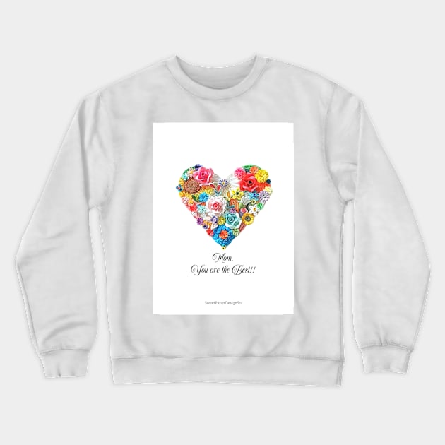 Art Print/Original Art by Hyunah Yi/Printed Mother&amp;amp;#39;s day card Crewneck Sweatshirt by solsolyi